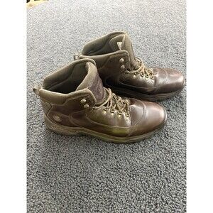 Timberland 82136 Hiking Trail Brown Waterproof Leather Boots men's 13m